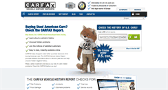 Desktop Screenshot of carfax.eu