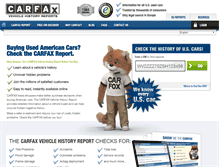 Tablet Screenshot of carfax.eu