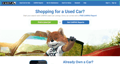 Desktop Screenshot of carfax.com